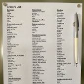 printable grocery list